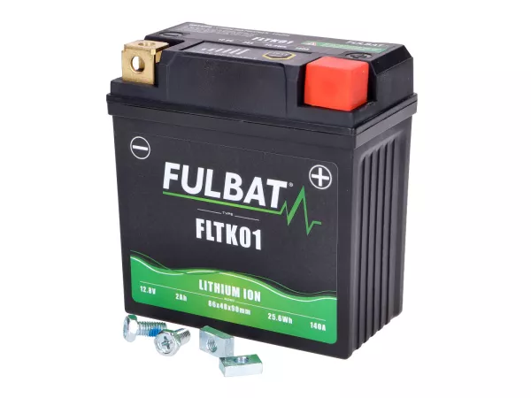 Batterie Fulbat FLTK01 Lithium LiFePO4 12V 2Ah 140A
