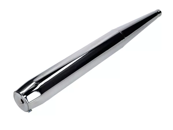 Auspuff 28mm D=70mm mit Endkappe Tuning für Kreidler Florett