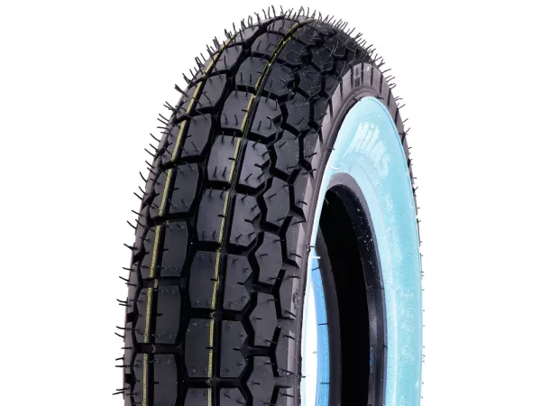 Reifen Mitas B13 3.50-8 46J TT Weißwand für Vespa 125/1, Triumph Tessy