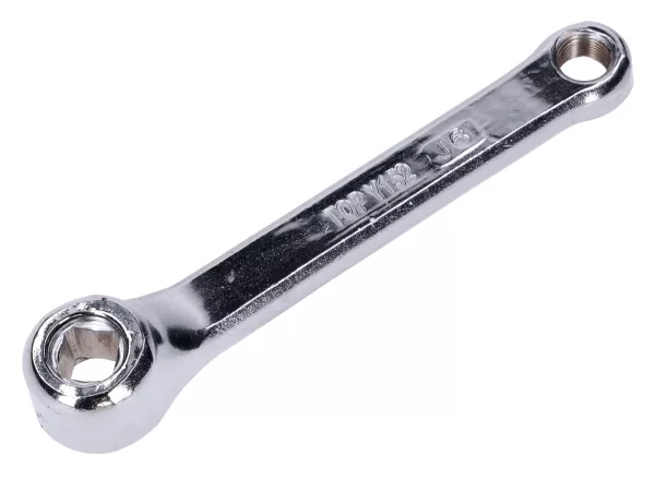 Tretkurbel links Vierkantaufnahme Chrom für Velo Solex 3800, 4800