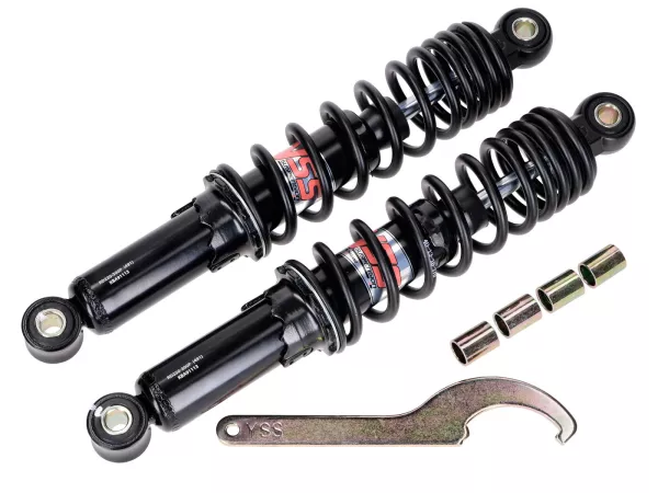 Stoßdämpfer YSS hydraulisch 5-fach verstellbar 300mm schwarz für Honda XL 50 S, CY 50 K, CY 80