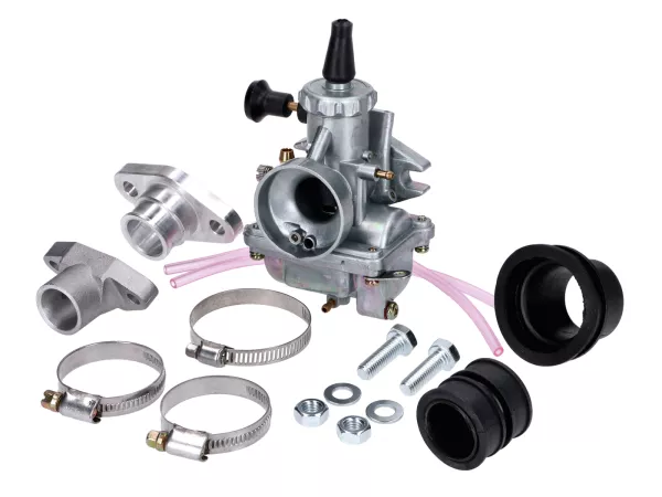 Vergaser Satz 20mm Ansaugstutzen Anschlussgummi für Zündapp C50, GTS50, KS50 517