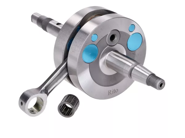 Kurbelwelle Rito Stahl für Zündapp GTS 50, KS 50 mit 5-Gang Motor 278