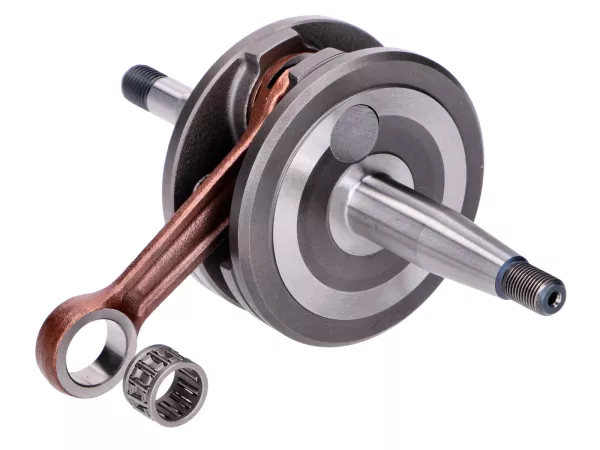 Kurbelwelle 14mm Nadellager für Sachs 501, 506/4, Hercules Supra MK, KTM MS, DKW