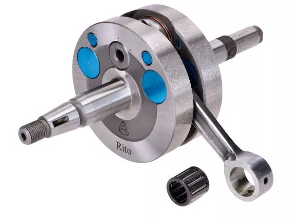 Kurbelwelle Vollwange Rito 44mm 2/3/4 Gang Motor für Zündapp GTS C 50 Sport
