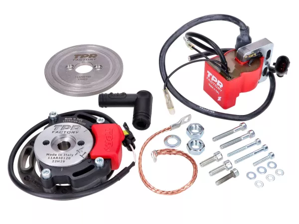 Innenrotor Zündung Set TPR Factory D=58mm für Minarelli AM6, Aprilia, Beta, Derbi, Peugeot, Rieju, Yamaha