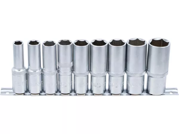 Steckschlüssel Satz lang 9-teilig metrisch 1/2 Zoll 10-24mm