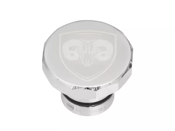 Tankdeckel 66Heroes eckig Chrom für Puch Maxi