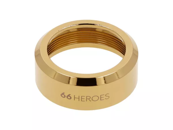 Abdeckung Freilauf 66Heroes CNC Alu gold