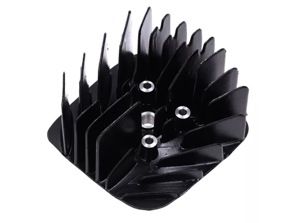 Zylinderkopf schwarz 43mm 45mm Stehbolzenabstand für Yamaha DT 50 MX, RD Mokick