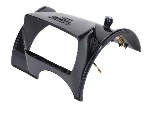 Scheinwerferverkleidung mit Lichtschalter schwarz für Velo Solex 3800