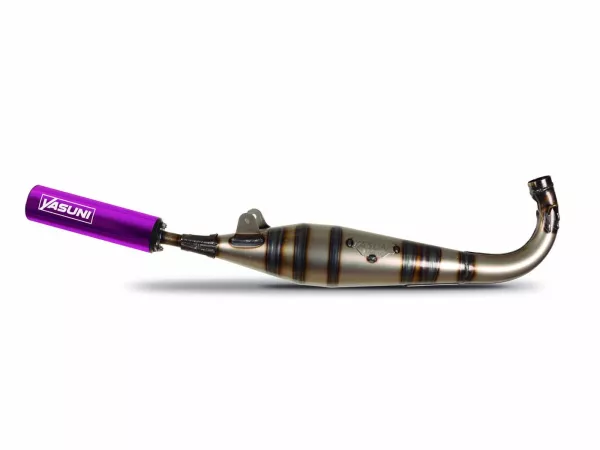 Auspuff Yasuni lila für Peugeot 103 SP/Vogue
