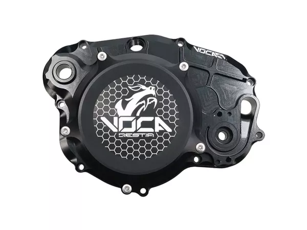 Kupplungsdeckel Abdeckung komplett Voca CNC schwarz für Minarelli AM6