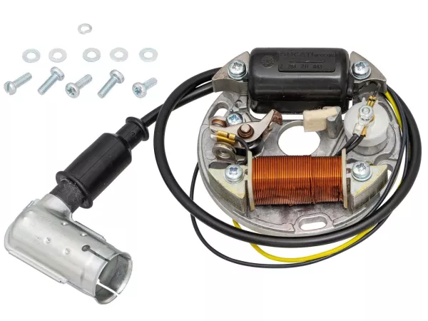 Zündung Set 90mm swiing für Puch ZA50, Z50, E50, Sachs 502, 503, 505, 535, 50/2, 50/3, 50/4, 50/5, Zündapp
