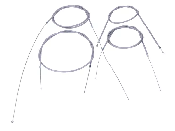 Seilzug Satz grau für Piaggio Ciao SC 50ccm