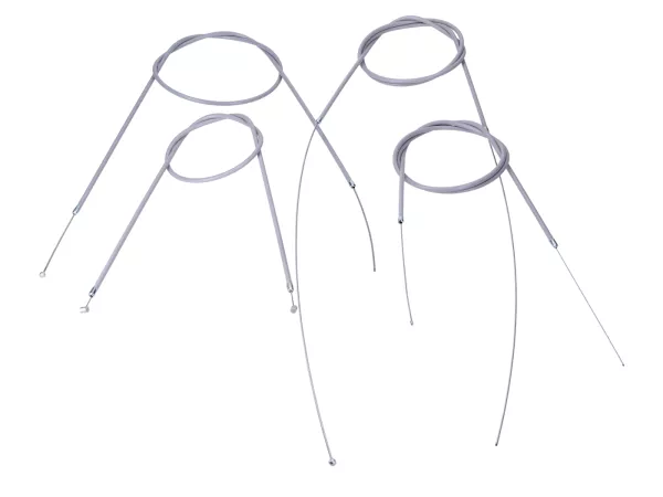 Seilzug Satz grau für Piaggio Ciao PX 50ccm