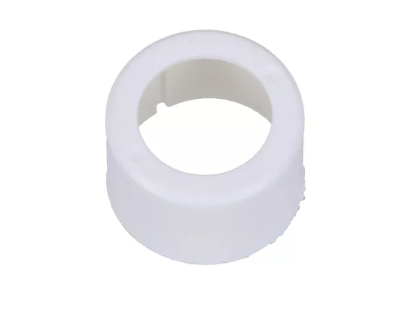 Buchse Kunststoff 17x19mm weiß für Peugeot 103 SP, SPX, RCX, MVL