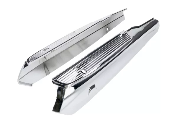 Seitendeckel Satz chrom für Peugeot 103, MVL, SP