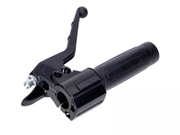 Gasgriff mit Motorstop/Bremshebel schwarz für Peugeot 103