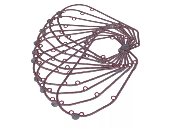 Kupplungsdeckeldichtung Schmitt mit Silikonnaht 50 Stk für M530 und M540 Simson