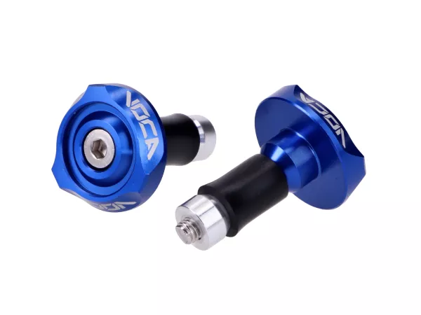 Lenkerende Vibrationsdämpfer VOCA V2 CNC 14mm - blau