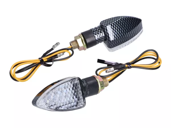 Blinker Set M10 LED Carbon-Look Boost I