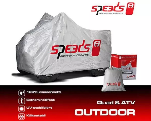 Abdeckplane Quadgarage Speeds Größe XXL 284,5x127x120cm