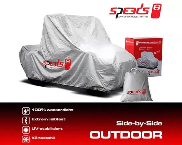 Abdeckplane Quadgarage Speeds Größe SBS Side-by-Side