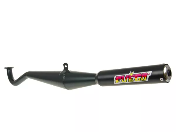 Auspuff Tecno Boss schwarz für Puch Maxi