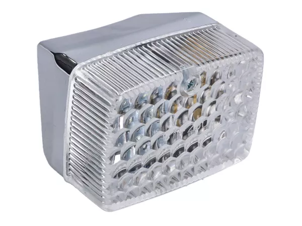 Rücklicht klein universal weiss für Mofa Puch, Kreidler, Zündapp uvm.