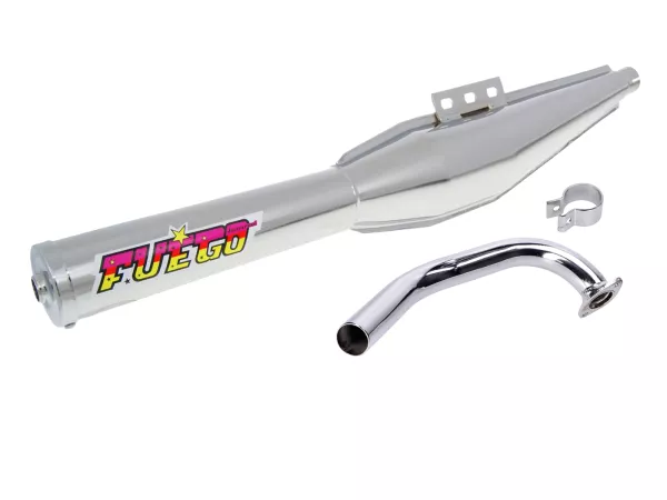 Auspuff Chrom für Puch Maxi N Offroad / Cross