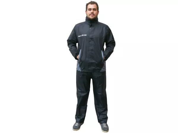 Regenkombi S-Line schwarz 2-teilig - Größe XL