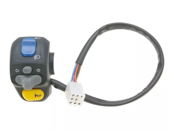 Schaltereinheit Lenker links Blinker, Fernlicht, Abblendlicht, Hupe für Rieju RR 50 (-2000), MH RYZ