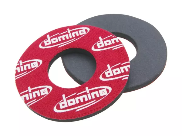 Griff Donuts Handschutz Domino rot für Offroad Gasgriffe