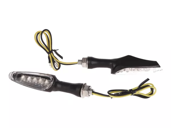 Blinker Set M8 LED schwarz für Generic Trigger 2016-