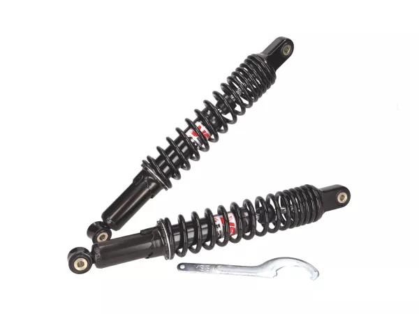 Stoßdämpfer Set YSS Twin PRO-X 360mm für Simson S50, S51, S53, S83, SR50, SR80, Zündapp CX25 CX50 Hai, Kreidler Florett