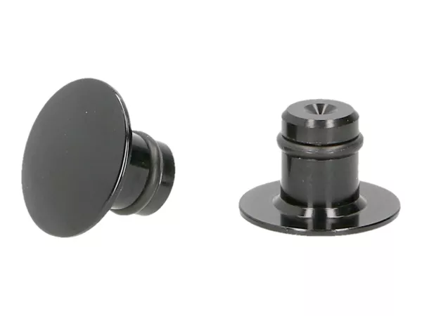 Abdeckkappen Spiegelgewinde CNC schwarz für M10 Gewinde