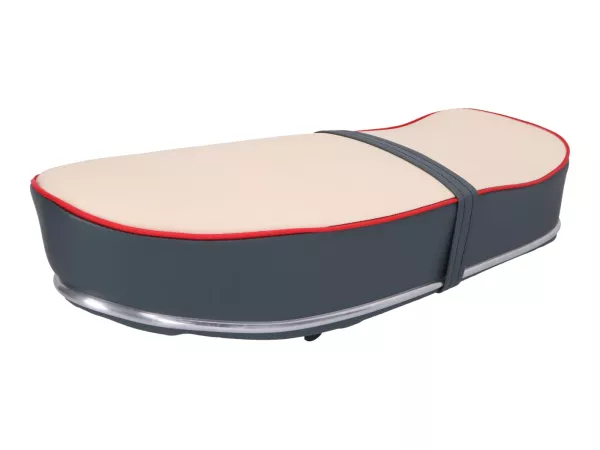 Sitzbank Beige Grau für Kreidler Florett Eiertank LF LH K54