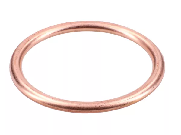 Dichtung Auspuffkrümmer Kupfer 28x34mm für Simson S50, S51, S53, S70, S83, SR50, SR70, Schwalbe, Sperber, Spatz, Habicht, Star