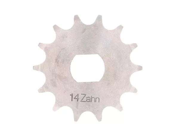 Ritzel / Kettenritzel 14 Zähne 1/2x5,4 für Simson S51, S53, S70, SR50, SR80, KR51/2 Schwalbe