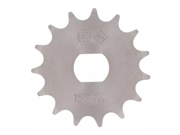 Ritzel / Kettenritzel 15 Zähne 1/2x5,4 für Simson S51, S53, S70, SR50, SR80, KR51/2 Schwalbe