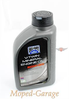 Harley V - Twin Motoröl BEL RAY Mineral 20 W - 50 High Performance 1 Liter 
