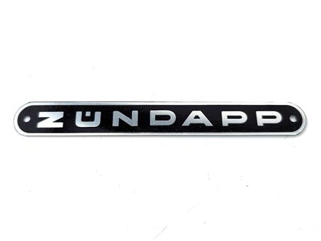 Zündapp GTS C Combinette Sitzbank Emblem Schwarz 