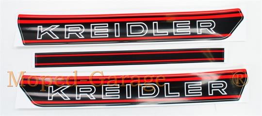 Kreidler Florett RS RMC Tankaufkleber Satz Rot Tank Aufkleber 