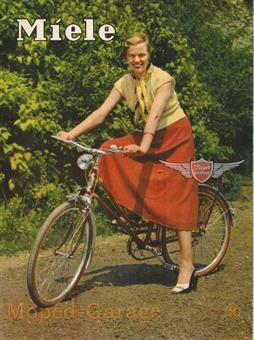 Miele Fahrrad original Din A5 Werbung Reklame Prospekt 50er 