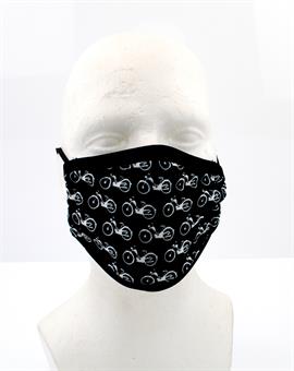 Moped-Garage Mofa Schutz Maske Mundschutz Microfaser waschbar 