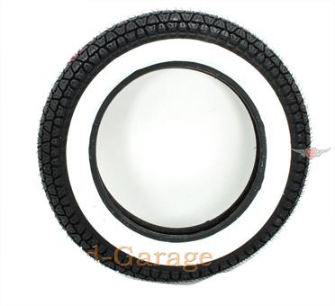 Vespa Roller Mitas 3,50 x 10 Weisswand Reifen 