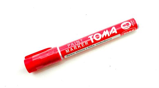 Mofa Moped Mokick Roller Reifen Lack Stift Tyre Marker Rot 
