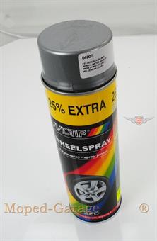 Mofa Moped Motip Felgenspray Farb Spray Dose Spraydose Silber  500ml 