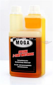 Truimph Mofa MOGA Garage 2 Takt Öl + Dosierer 500ml 